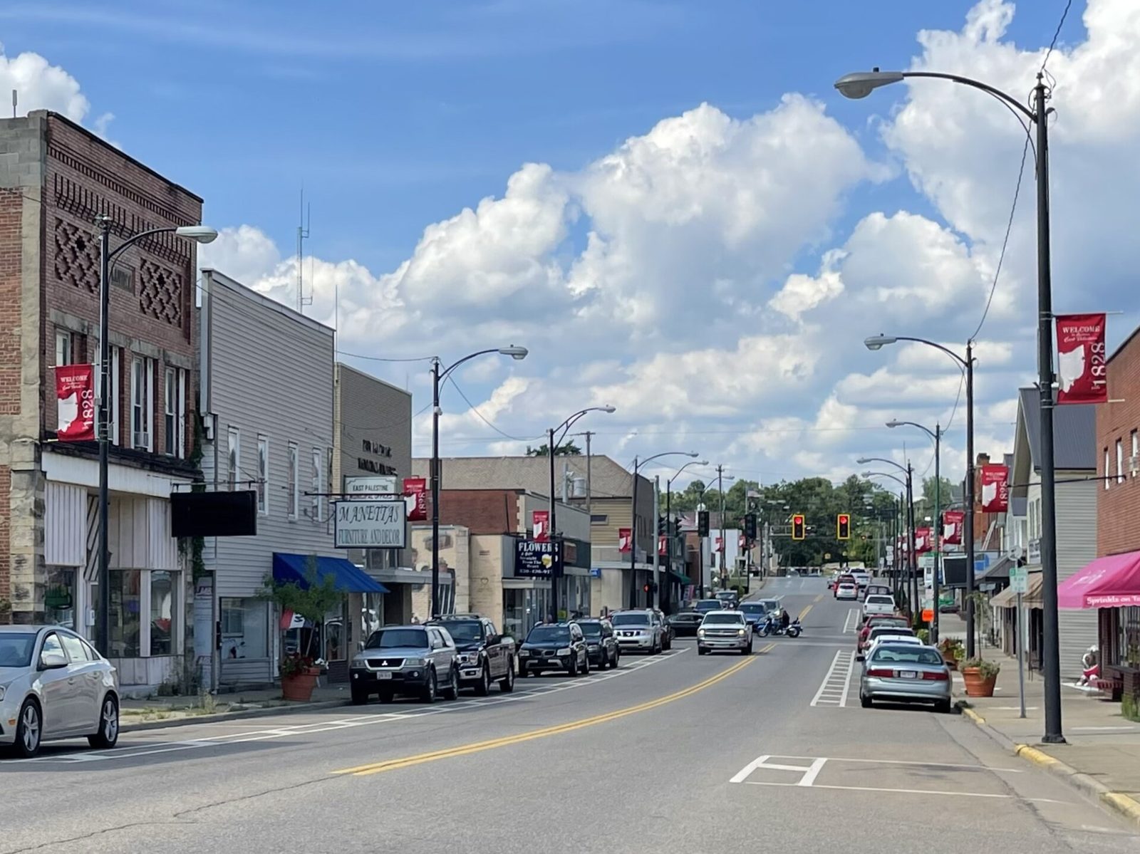 East Palestine, Ohio, August 2022 (photographed before the 2023 train derailment).
